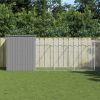 Dog House Light grey Galvanized steel Large Sturdy Dog House