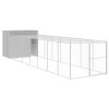 Dog House Light grey Galvanized Steel Large Dog House