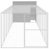 Dog House Light grey Galvanized Steel Large Dog House