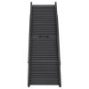 Dog Ramp Black Plastic Folding Foldable Dog Ramp Rectangular